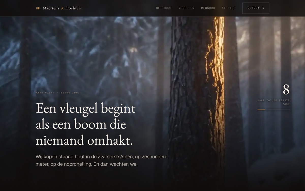 Maertens & Dochters — winters bos